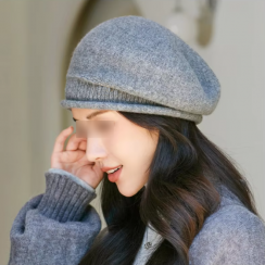3 Pcs Winter Fashionable Warm Beret Hat for Women