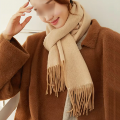 8 Pcs Fashionable Lady Warm Pure Color Cashmere Scarf