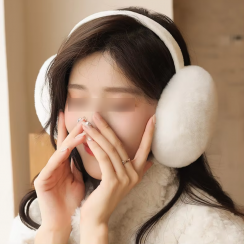 Winter Foldable Cute Warm Windproof Plush Earmuffs