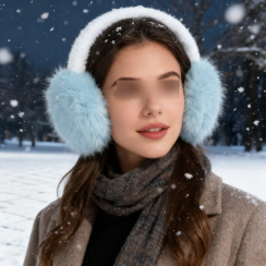 20 Prs Winter Warm Comfort Colorful Fluffy Earmuffs